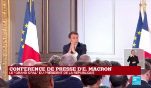 "Les orientations prises durant ces 2 premières années ont été justes" : E. Macron