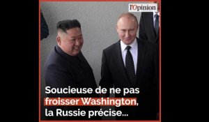 Pour leur première rencontre, Vladimir Poutine et Kim Jong-un affichent une entente cordiale