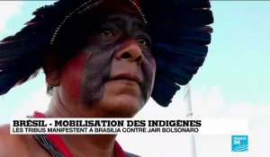 Mobilisation des indigènes au Brésil : les tribus manifestent à Brasilia contre Jair Bolsonaro