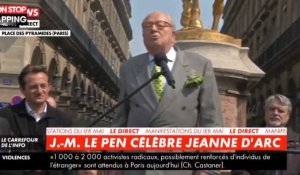 Pour Jean-Marie Le Pen, l'incendie de Notre-Dame est criminel (vidéo)