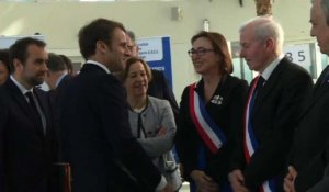 Assises des maires de Bretagne: Macron arrive à Saint-Bieuc