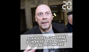 Négationnisme: Alain Soral condamné à un an de prison ferme avec mandat d'arrêt