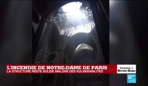 Incendie de Notre-Dame : les premières images de l'intérieur