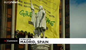 No Comment : Greenpeace alerte les politiques sur l'environnement à Madrid