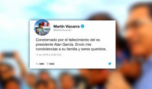 Pérou: Le président tweete ses condoléances à la famille de Garcia