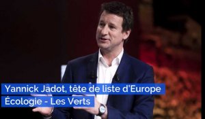 Yannick Jadot, tête de liste d'Europe Écologie - Les Verts 