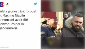 Gilets jaunes : Éric Drouet interrogé par la police, Maxime Nicolle convoqué jeudi