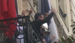 Football: Rennes célèbre son titre avec ses supporters