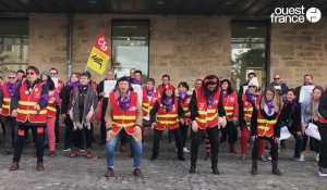Un flash mob contre les violences faites aux femmes à Quimper