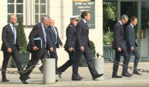 Coronavirus: Emmanuel Macron quitte le centre interministériel de crise place Beauvau