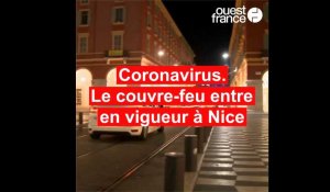 Coronavirus : le couvre-feu entre en vigueur à Nice