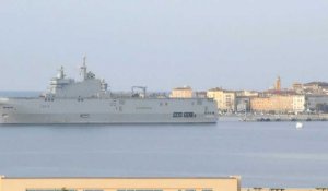 Coronavirus: un navire militaire arrive à Ajaccio pour évacuer des malades