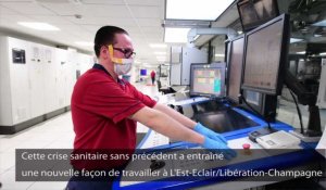 Coronavirus : les équipes de L'Est éclair/Libération Champagne mobilisées pour sortir votre journal en toute sécurité