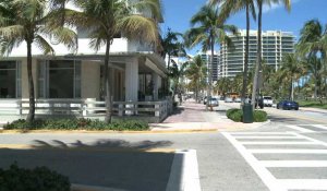 USA: Miami Beach vide après la fermeture des hôtels