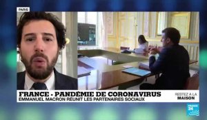Coronavirus en France : Emmanuel Macron réunit les partenaires sociaux
