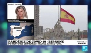 Coronavirus : En Espagne, 812 morts ces dernières 24h, 7 340 au total