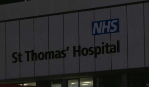 Images de l'hôpital St Thomas à Londres où le Premier ministre britannique Boris Johnson a été admis en soins intensifs