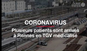 Coronavirus. Les patients franciliens sont arrivés à Rennes en TGV médicalisé