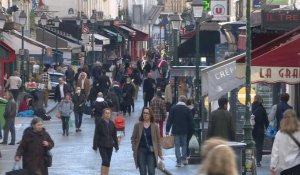 Rue Montorgueil, à Paris, le "rituel" du dimanche résiste au coronavirus