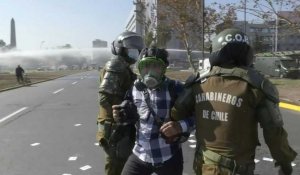 Arrestations au Chili en marge d'une manifestation interdite du 1er mai