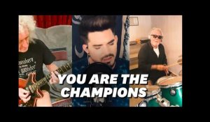 Queen et Adam Lambert reprennent "We are the champions" pour les soignants