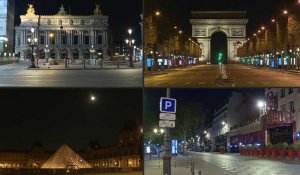 Coronavirus: à Paris, les monuments illuminés mais personne pour les admirer