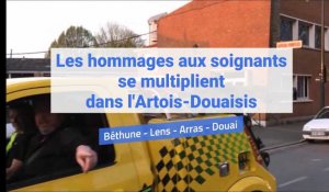 Artois-Douaisis : les soutiens retentissants aux personnels soignants