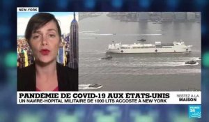 Coronavirus : Le USNS Comfort, un navire-hôpital de 1 000 lits accoste à New-York