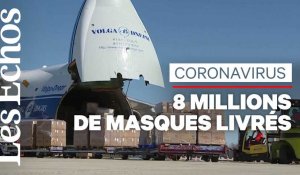 8 millions de masques arrivés en France