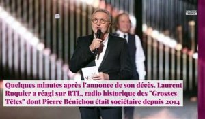 Pierre Bénichou mort : Laurent Ruquier rend hommage à "l'homme qui l'a fait le plus rire au monde"