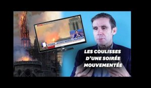 Incendie de Notre-Dame: David Pujadas raconte sa folle soirée sur LCI