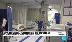 Pandémie de Covid-19 : 2 200 morts en 24h, le plus lourd bilan aux États-Unis