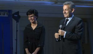 Municipales: Rachida Dati en meeting à Paris, en présence de Sarkozy