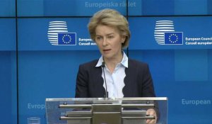 Coronavirus: l'UE va "utiliser tous les instruments à disposition" pour soutenir l'économie affirme Von der Leyen