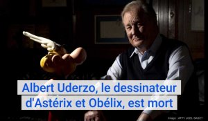 Albert Uderzo, le dessinateur d'Astérix et Obélix, est mort mardi à l'âge de 92 ans