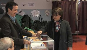 Municipales: Martine Aubry vote à Lille