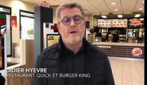 Coronavirus : réactions des responsables de Quick et Burger king