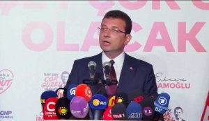 Le candidat de l'opposition, Ekrem Imamoglu, remporte à nouveau la mairie d'Istanbul