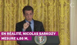 PHOTOS. Nicolas Sarkozy, plus grand que Carla Bruni en une de...