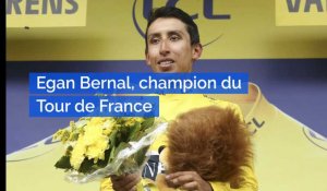 Egan Bernal, champion du Tour de France