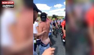 Tour de France : Un coureur donne une fessée à un spectateur (vidéo) 