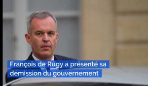François de Rugy a présenté sa démission du gouvernement