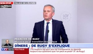 François de Rugy : Des luxueux dîners aux frais de l'État ? Il s'explique (Vidéo)
