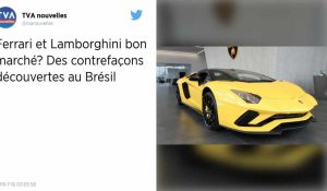 Brésil : Une usine clandestine fabriquait des contrefaçons de Ferrari et Lamborghini