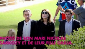 Carla Bruni : Son adorable photo de Nicolas Sarkozy et de sa fille Giulia