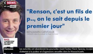 Les propos insultants de Benjamin Griveaux - ZAPPING ACTU DU 18/07/2019