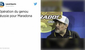 Argentine. Diego Maradona opéré du genou avec succès à Buenos Aires
