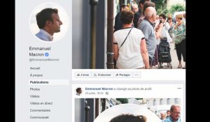 Emmanuel Macron change sa photo de profil sur les réseaux sociaux, les internautes commentent avec humour
