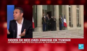 Décès de Béji Caïd Essebsi : "il a davantage réussi sur le plan politique que sur le plan éco"