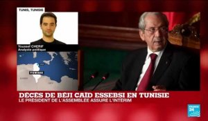 TUNISIE - Le président du Parlement assure l'intérim après le décès d'Essebsi